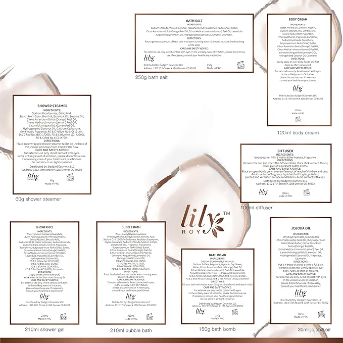 Bath and Body Gift Basket Set for Women - Coconut Vanilla Spa Gift Basket for Women 17-Piece Luxury Bath Gift Set with Shower Gel Self Care Pampering Gifts for Mothers Day, Christmas, Birthday Gifts-VivaGrace Women