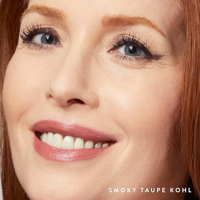 LAURA GELLER NEW YORK Kajal Longwear Kohl Eyeliner Pencil - Smoky Taupe Kohl - Caffeine and Vitamin E - Smooth & Blendable Liner - Built-In Sharpener-VivaGrace Women