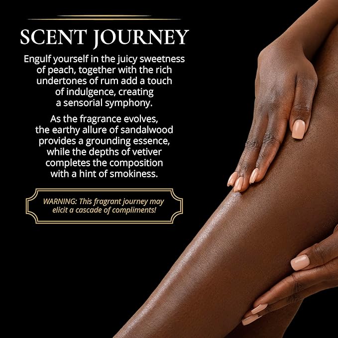 LUXURY LIFE BUTTER - Irresistibly Scented Body Butter with Hyaluronic Acid for Ultimate Moisture. Luxurious Natural Fragrance. Hydrates for a Non-Greasy Glamorous Glow, Peach Smoke, 5 oz.-VivaGrace Women