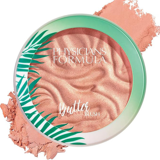 Physicians Formula Murumuru Butter Blush Makeup Powder, Saucy Mauve, Dermatologist Approved, Vegan-VivaGrace Women