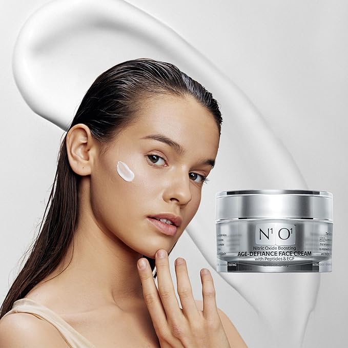 Moisturizer Face Cream - Day & Night Face Moisturizer with Nitric Oxide, Peptide Complex, Epidermal Growth Factor - Tightening & Firming Skin Care Products for Wrinkles, Dark Spots - 1.75 oz.