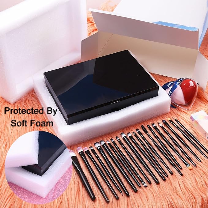 Makeup Gift Sets For Women - 190 Colors Makeup Palette Include Eyeshadow, Blushes, Eyebrow Powder,Eye Pencil,Mirror+20Pcs Makeup Brushes+Eyeshadow Primer+2Pcs Sponge Puff Make Up Set (Makeup Set A)-VivaGrace Women