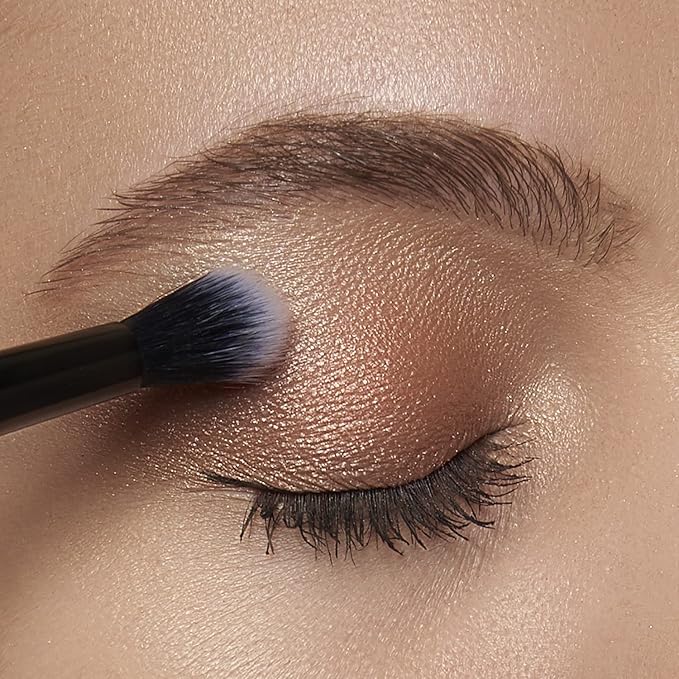 LAURA GELLER NEW YORK All-Over Eye Shadow Brush, Black Wooden Handle-VivaGrace Women
