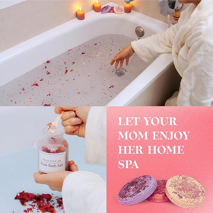 Best Mom in the World Gift set - Gift for Any Occasion – Gifts for Mom from Daughter Relaxing Gifts for Women Set – Mom Birthday Gifts Box – Gift Box for Valentine's Day, Mother's Day-VivaGrace Women