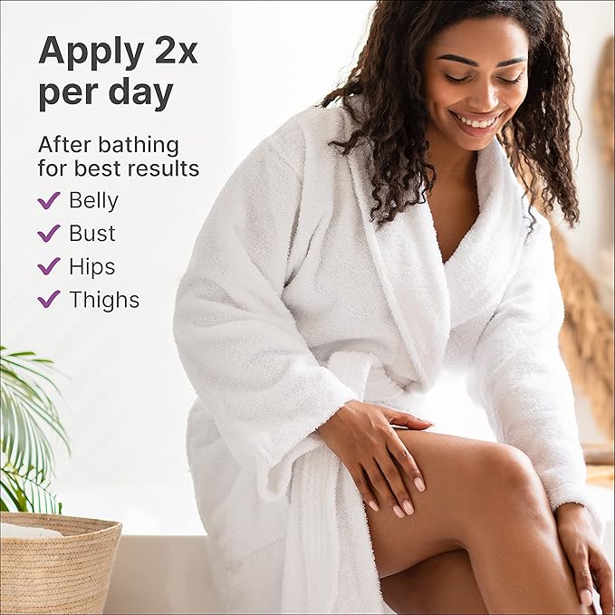 TriLASTIN Maternity Stretch Mark Prevention Cream (4Oz) - Hypoallergenic & Paraben-Free for Pregnancy & Postpartum - Maternity Belly Cream (2 Pack)-VivaGrace Women