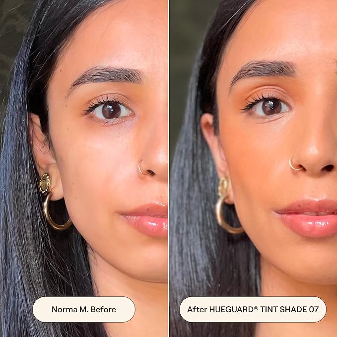 Live Tinted Hueguard Skin Tint SPF 50 - Tinted Mineral Sunscreen with Light-Medium Buildable Coverage With a Hydrating and Radiant Finish - Water and Sweat Resistant, 1.35 fl oz - Shade 07-VivaGrace Women