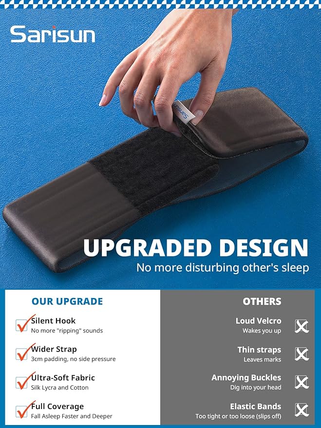 Sleep Mask, Eye Mask for Sleeping, Upgrade Ultra-Soft Blackout Eye Cover for Women Men, Wider Adjustable Strap for Side Sleeper, Travel, Nap, Yoga, Relief Eye, Pink-VivaGrace Women