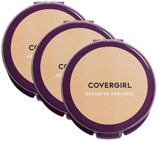 COVERGIRL Advanced Radiance Age-Defying Pressed Powder Natural Beige 120.39 Ounce (packaging may vary) (Pack of 3)-VivaGrace Women