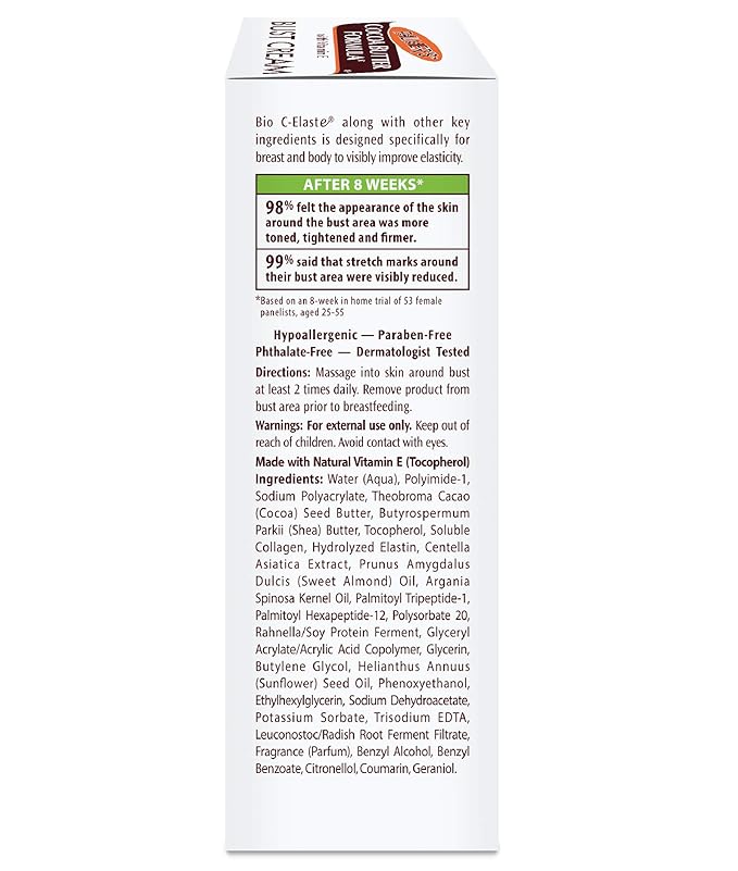 Palmer's Cocoa Butter Formula Bust Cream for Pregnancy Skin Care with Vitamin E, 4.4 oz. (Pack of 3)-VivaGrace Women