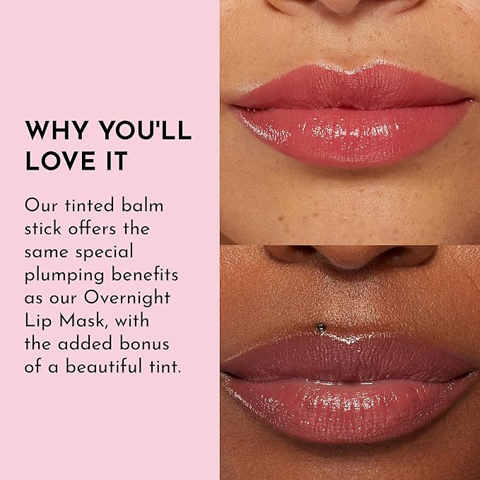 LAWLESS Forget the Filler Lip Plumping Line Smoothing Tinted Balm, Lover, Pink, 0.1 Ounce / 2.9 g-VivaGrace Women