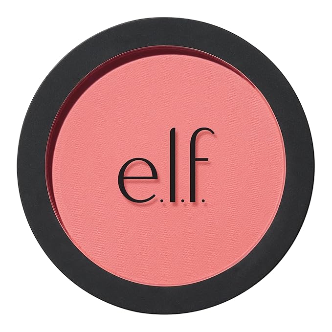 e.l.f. Primer-Infused Matte Blush, Long-Lasting, Lightweight & Buildable Powder Blush, Delivers A Matte Finish, Vegan & Cruelty-Free, Always Crushing-VivaGrace Women
