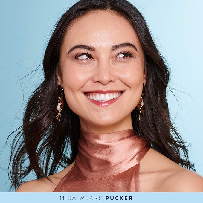 FLOWER BEAUTY By Drew Barrymore Petal Pout Lip Mask - Hydrating + Moisturizes Lips - Mango + Cocoa Butter - Lip Tint - Natural Color + Semi-Glossy Finish (Pucker)-VivaGrace Women