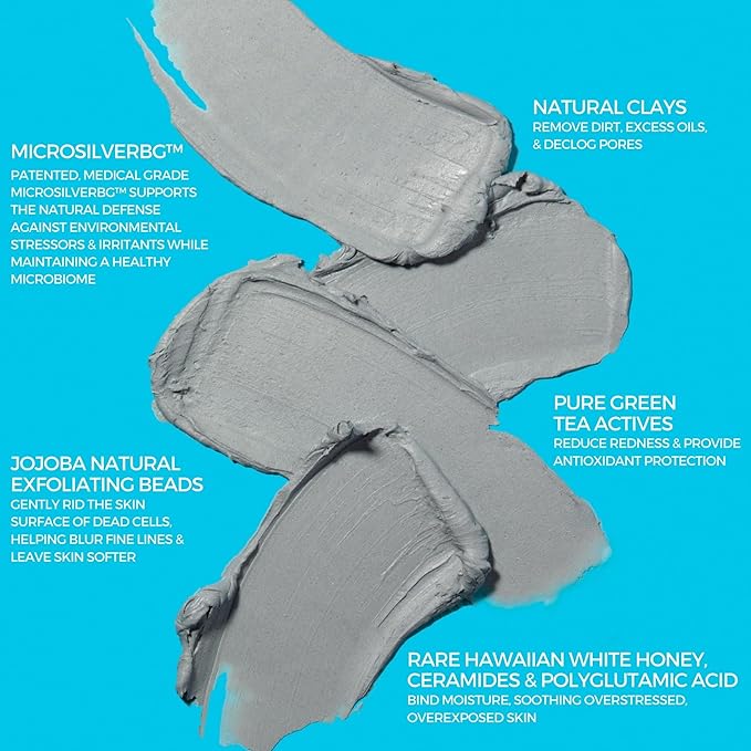 BeautyStat Universal Microbiome Purifying Radiance Mask, Cleansing Mask to Help Dimish Appearance of Pores + Purify Skin with Natural Clays (2.5 oz)-VivaGrace Women