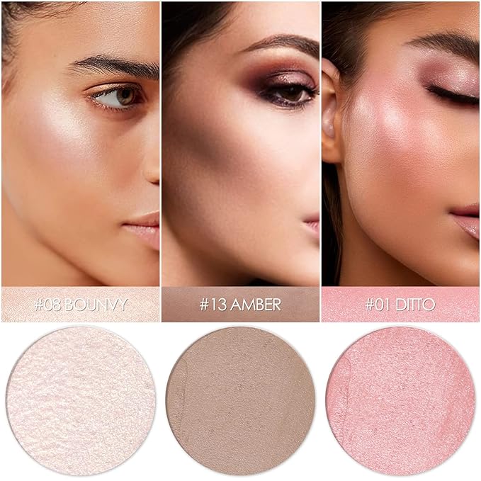 3 Pcs FAIR Contour Stick Set,Cream Blush & Highlighter Bronzer Pen,Long Lasting & Smooth Natural Face Contouring Illuminator,Professional Makeup Kit for All Skin-VivaGrace Women