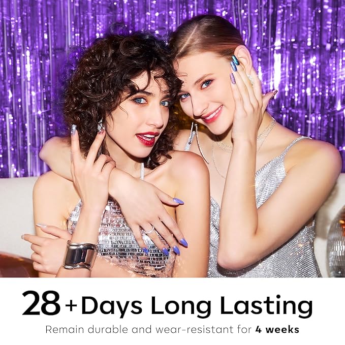 modelones Cat Eye Gel Nail Polish 6 Colors Red Green Silver Purple Blue Glitter Cat Eye Gel Polish Holographic 9D Semi-transparent With Magnet Soak Off Led Nail Art DIY Salon Gifts For Women Girl-VivaGrace Women