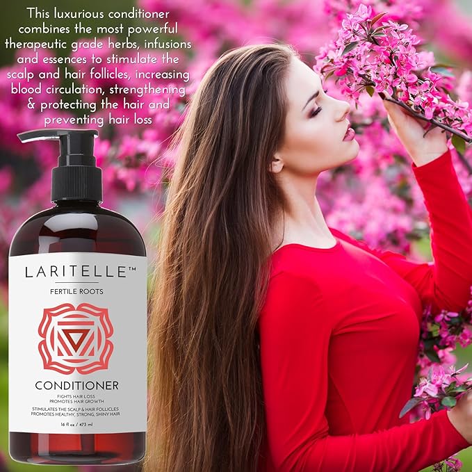 Organic Anti-Thinning Conditioner | Fortifying, Strengthening & Rejuvenating | Prevents Hair Loss and Shedding, Promotes New Hair Growth | Ayurvedic Herbs, Lavender, Ginger, Rosemary-VivaGrace Women