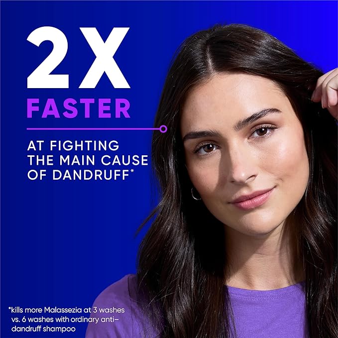 Head & Shoulders Clinical Dandruff Shampoo Twin Pack, Prescription Strength, Oil & Flake Control, Seborrheic Dermatitis Relief, Citrus, 13.5 Fl Oz Each (Set of 2)-VivaGrace Women