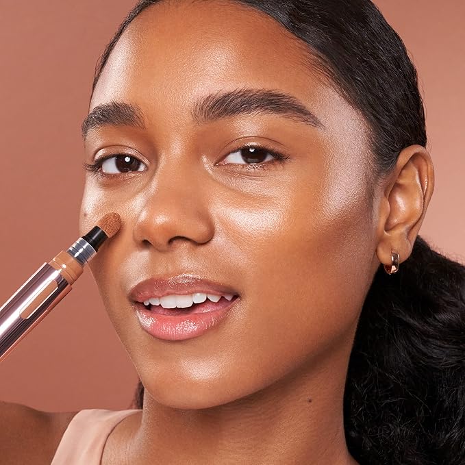Mally Beauty - The Plush Pen Brightening Concealer Stick - Medium - Hydrating Turmeric, Vitamin E, and Hyaluronic Acid Infused Formula - Medium Buildable Coverage with a Natural, Smooth Finish-VivaGrace Women