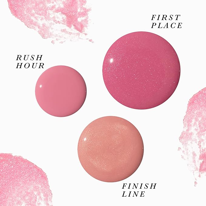 LAURA GELLER NEW YORK Prep-n-Go 2-in-1 Lip Scrub and Lip Oil Tint, Lip Hydrating Oil and Exfoliator, First Place-VivaGrace Women