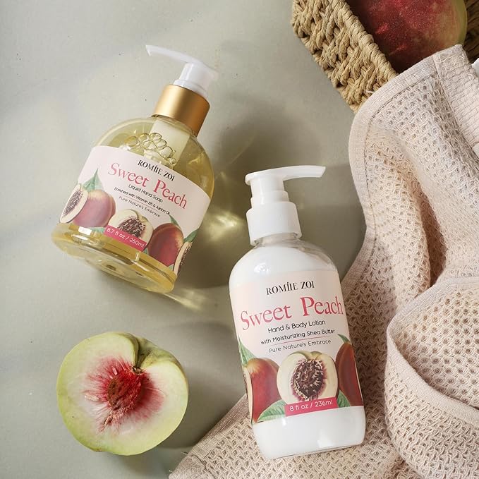 Liquid Hand Soap with Gift Box - Sweet Peach - 260ml/ 8.7 fl.oz