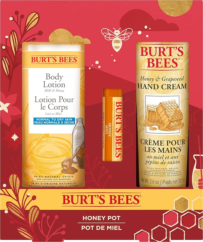 BURTS BEES Honey Pot Gift Set, 1 EA-VivaGrace Women