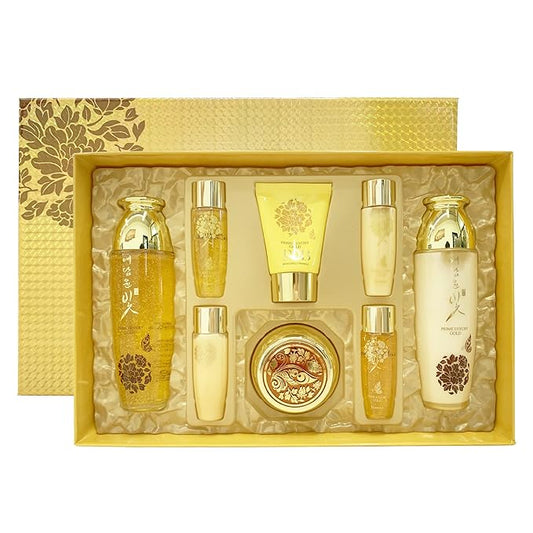 YEDAM YUN BIT Prime Luxury Gold Women Skin Care Set With Skin, Emulsion, Cream, BB Cream,Wrinkle Care Nourishing And Moisturizing, Calming Korea Cosmetics-VivaGrace Women