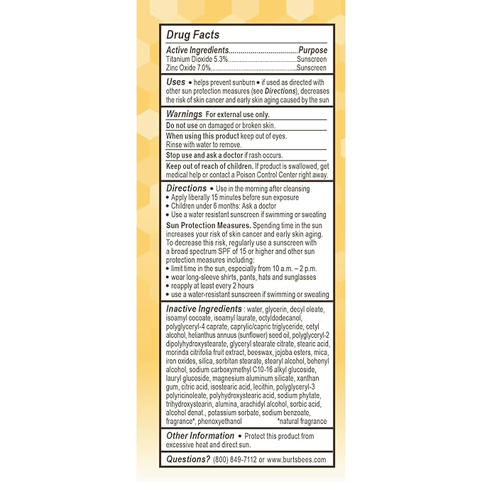 Burt's Bees BB Cream with SPF 15, Light, 1.7 Oz (Package May Vary)-VivaGrace Women