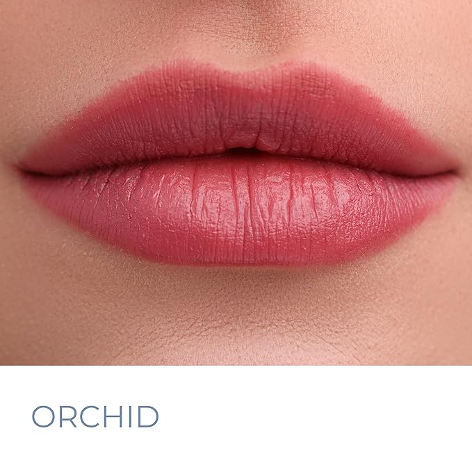 Tinted Lip Balm. Moisturizing Sheer, Buildable Lip Color with Hyaluronic Acid, Vitamin E and Rich Oil, Perfect Revitalizer for Chapped Lips. Beauty Plumper Moisturizer 0.21oz- Orchid-VivaGrace Women