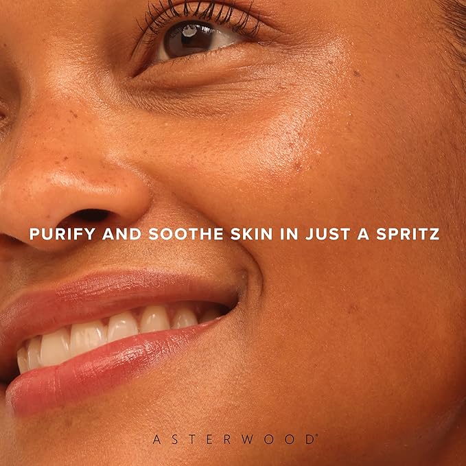 Asterwood Hypochlorous Acid Spray for Face - Targets Acne, Redness, Irritation - Multi-Purpose Skin Repair - Antibacterial, Antimicrobial - After Gym/Post-Workout Facial Mist - 4 Fl Oz-VivaGrace Women