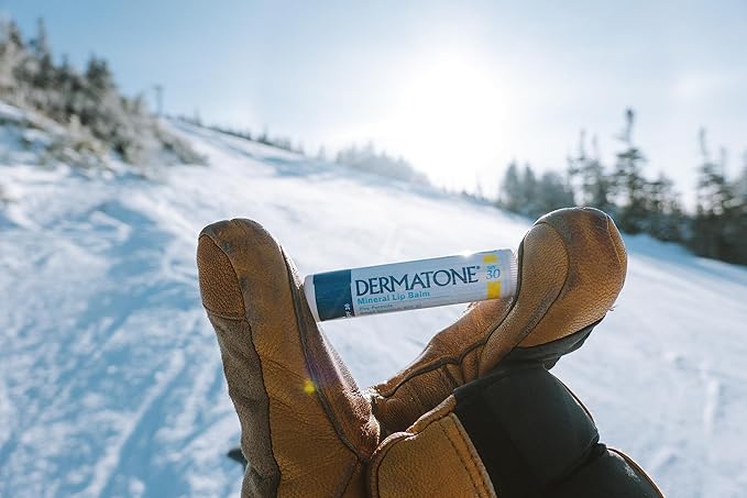 Dermatone Mineral Lip Balm SPF 30 | Moisturizing, Reef Safe, Oxybenzone Free | Broad Spectrum Sunburn Protection | Zinc Oxide Lip Sunscreen | Lip Balm with Sunscreen SPF 30 | 0.15 oz (3-Pack)-VivaGrace Women