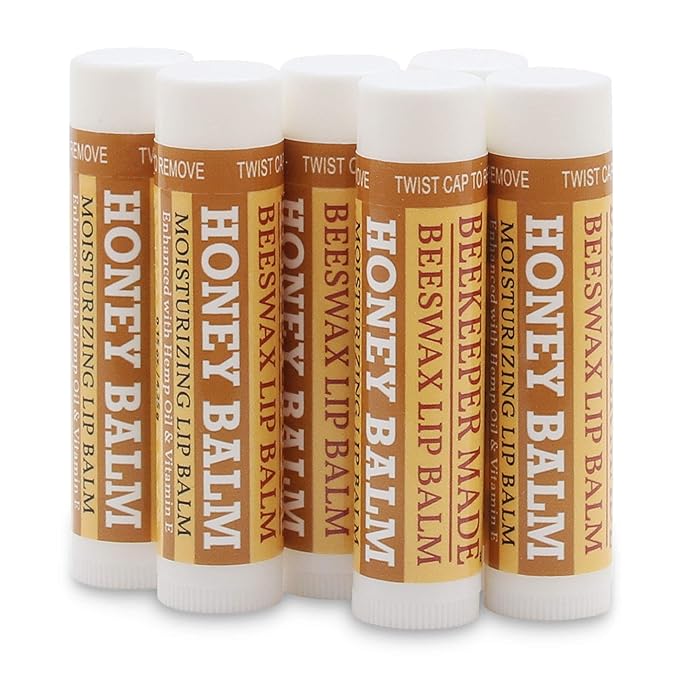 Beekeeper Made Beeswax Bulk Lip Balm, 40 Count Honey Flavor | For Men, Women, and Children. Great for Gifts, Showers, & More-VivaGrace Women