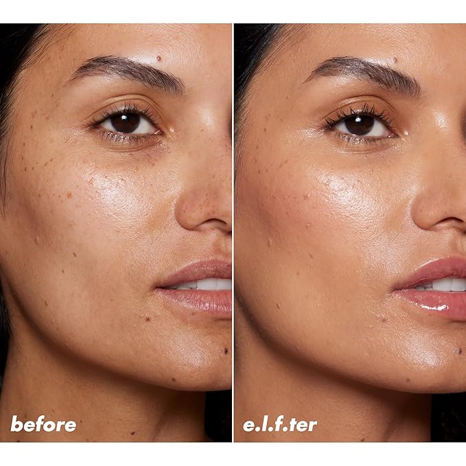 e.l.f. Halo Glow Skin Tint SPF 50, Tinted Moisturizer For Light, Buildable Coverage, Creates A Natural Glow, Vegan & Cruelty-Free, 9 Medium Cool-VivaGrace Women