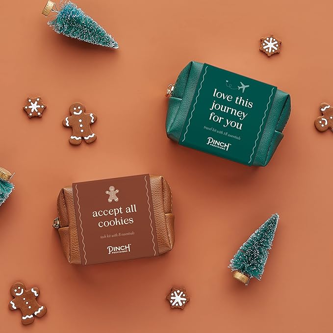 Pinch Provisions Travel Kit, includes 18 Must-Have Emergency Essential Items for Travelling, Ideal Road Trip or Airport Gift for Friends, Family & Peers, Portable Pouch-VivaGrace Women