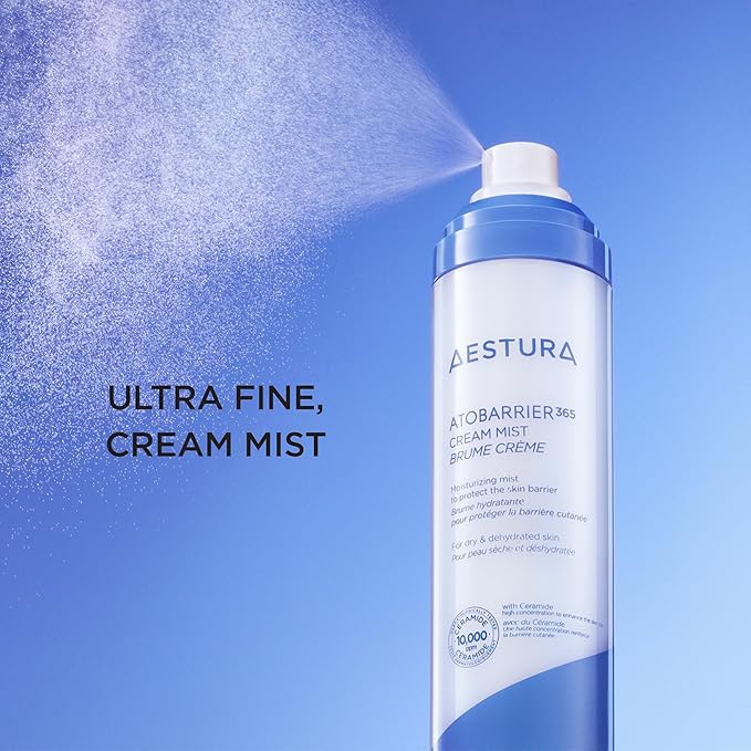 AESTURA ATOBARRIER365 Cream Mist with 10,000ppm Ceramides | Moisture Barrier Support, Ultra-Fine Moisturizing Mist, Suitable for Dry Skin, 120ML / 4.06 fl.oz.-VivaGrace Women