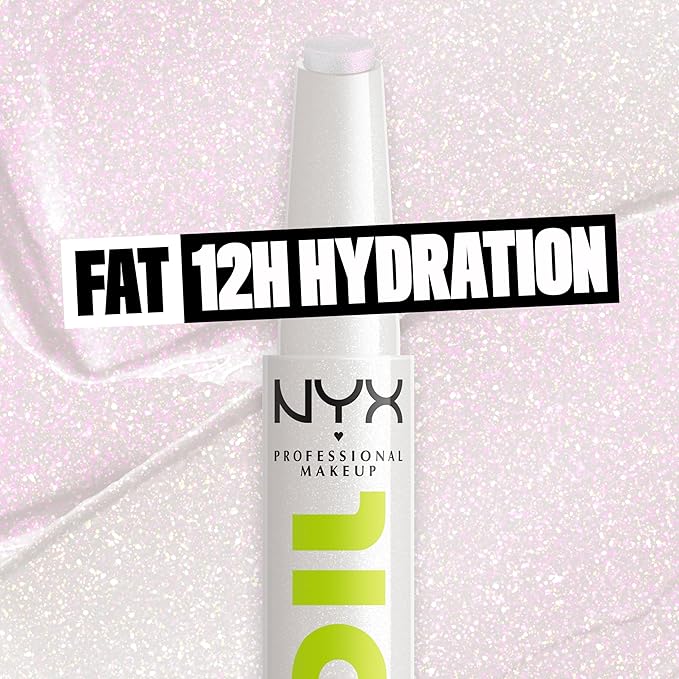 NYX PROFESSIONAL MAKEUP Fat Oil Slick Click, Lightweight, Buildable, Pigmented Vegan Lip Balm - Main Character-VivaGrace Women