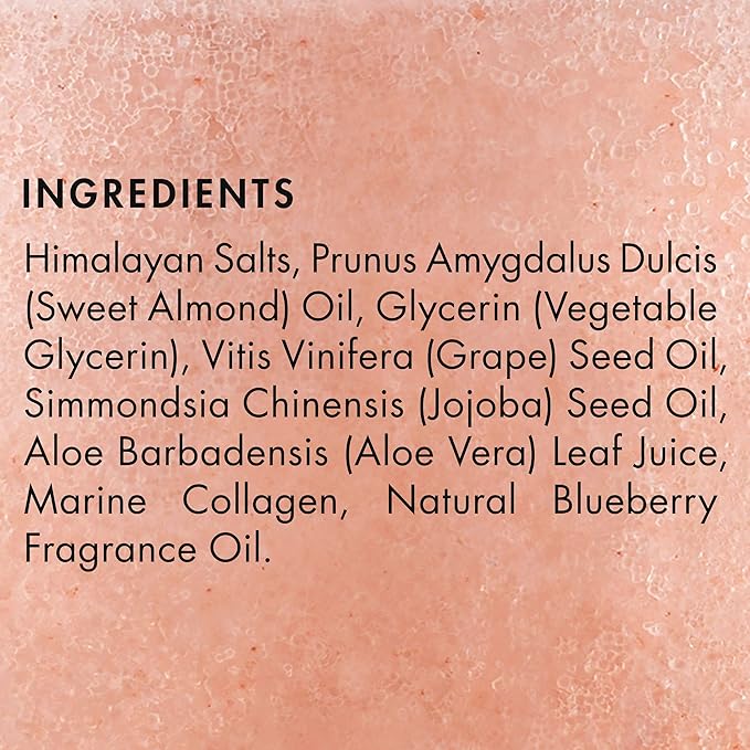 MAJESTIC PURE Himalayan Pink Salt Body Scrub with Collagen and Sweet Almond Oil | Exfoliating Scrub for Skin Care, Stretch Marks, Acne, Cellulite | 10 oz-VivaGrace Women