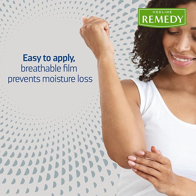 Medline Remedy Specialized Silicone Cream, Unscented (4 fl oz), Gentle Breathable Film for All Ages, Paraben-free and Hypoallergenic Skin Care, Barrier for Dry Cracked Skin-VivaGrace Women