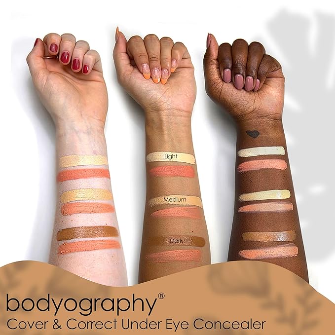Bodyography Cover & Correct Under Eye Concealer - Medium-VivaGrace Women