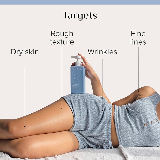 Medix 5.5 Collagen Cream Body Lotion & Face Lotion For Dry Skin & Wrinkles | Collagen Peptides Tightening Cream Body Moisturizers Helps Lift, Tighten, & Firm Skin | Skin Care Products | 2-Pack-VivaGrace Women