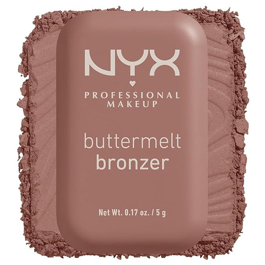 NYX PROFESSIONAL MAKEUP Matte Buttermelt Bronzer, Longwear Face Makeup with Up to 12 Hours of Wear, Vegan Formula - All Butta'd Up-VivaGrace Women