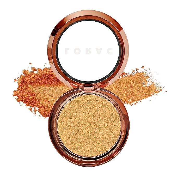 LORAC Light Source Mega Beam Highlighter Highlighter Makeup Powder Shimmer Highlighter Glow Gold Shade-VivaGrace Women