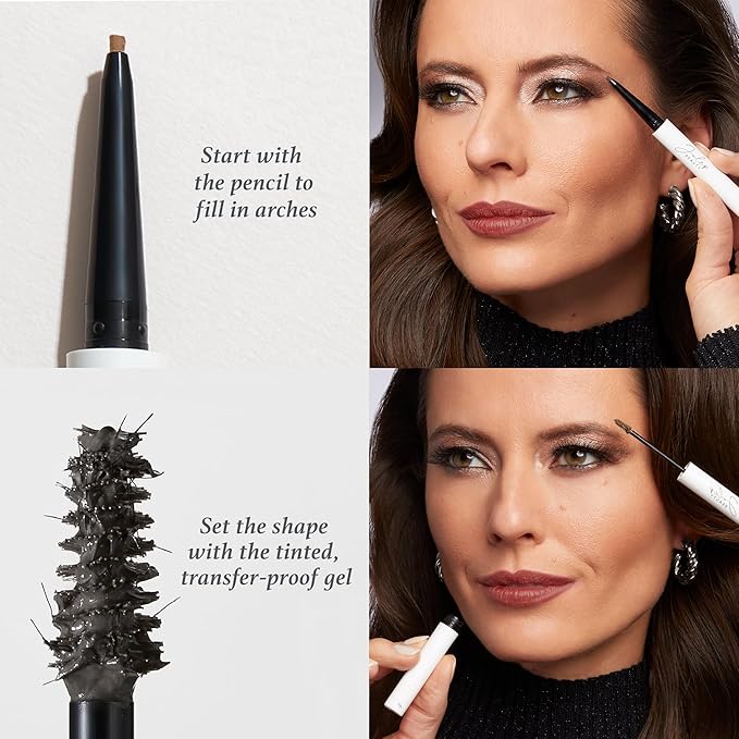 Julep Brow 101 Sculpting Pencil & Tinted Brow Gel Set - Dual-Ended Eyebrow Tool with Brush and Precision Tip - Long-Lasting, Waterproof Formula for Perfectly Defined and Tinted Brows -Taupe-VivaGrace Women