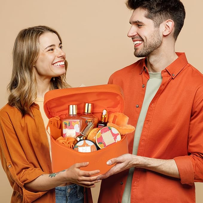 Mother's Day Gift for Mom - Luxury 20-Piece Tropical Spa Gift Set for Women, Bath & Body Care Kit with Shower Gel, Makeup Bag | Christmas, Valentine's, Birthday, Relaxation Gift for All Occasions-VivaGrace Women