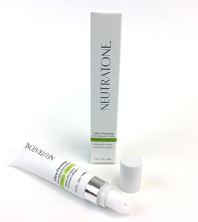 Ultra Firming Eye Cream for dark circles with Retinol & CoQ10 best for Anti-aging and puffiness Ceramic Tip Applicator 0.5 FL OZ-VivaGrace Women