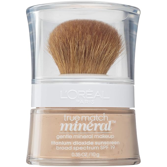 L'Oreal Paris True Match Mineral Loose Powder Foundation Light Ivory, 0.35 Ounce-VivaGrace Women