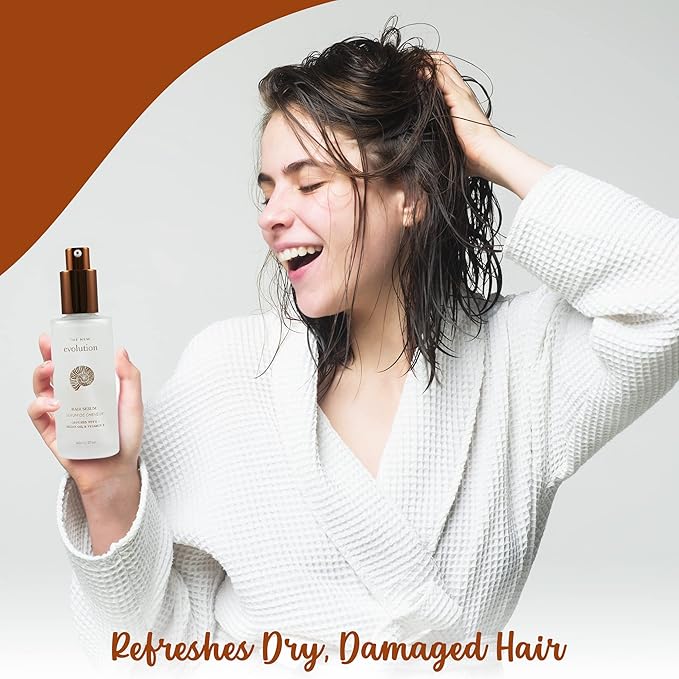 HerStyler Evolution Argan Oil Serum - Vitamin E Nourishing Treatment to Soften Dry Hair, For Hair Straightening With Aloe Vera (2 Pack)-VivaGrace Women
