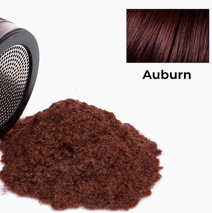 Thinning Hair Solution - All-Natural, Plant-Based Fibers For Fuller, Thicker Appearance. Instantly Covers Bald Spots. Auburn (red/ginger hair). Trial Size, 10-Day Supply-VivaGrace Women