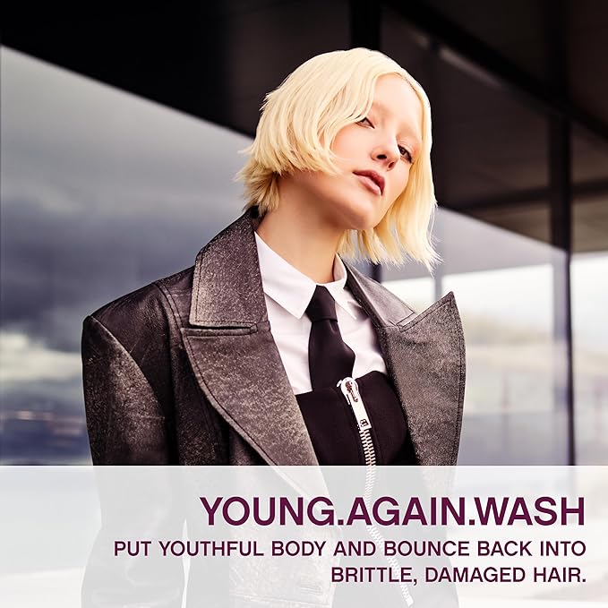 KEVIN.MURPHY YOUNG.AGAIN.WASH - Moisturising Shampoo - For Dry, Damaged & Brittle Hair - Hair Repair & Hydration - Amino Acids & Lotus Flower Extract - Sulphate & Paraben Free - 1 L / 33.8 fl oz-VivaGrace Women