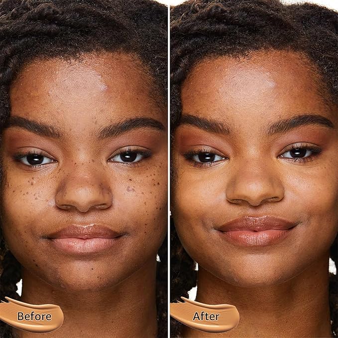 Mushroom Head Air Cushion CC Cream Foundation - BB Cream Concealer Oil Control Long-Lasting, Waterproof Base Primer, Cream Foundation Full Coverage for Mature Skin & All Skin Types (Medium)-VivaGrace Women