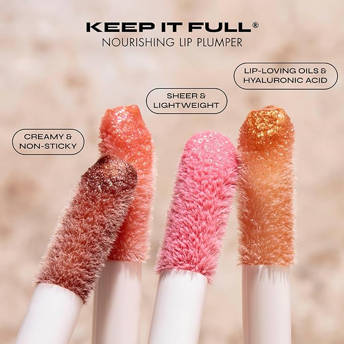 Milani Keep It Full Nourishing Lip Plumper - Rosewood (0.13 Fl. Oz.) Cruelty-Free Lip Gloss for Soft, Fuller-Looking Lips-VivaGrace Women
